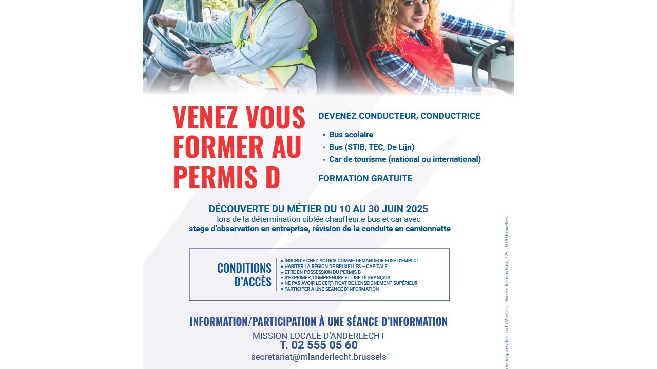 DEVENEZ CONDUCTEUR, CONDUCTRICE DE BUS !
